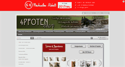 Desktop Screenshot of 4pfotenshop.com