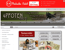 Tablet Screenshot of 4pfotenshop.com